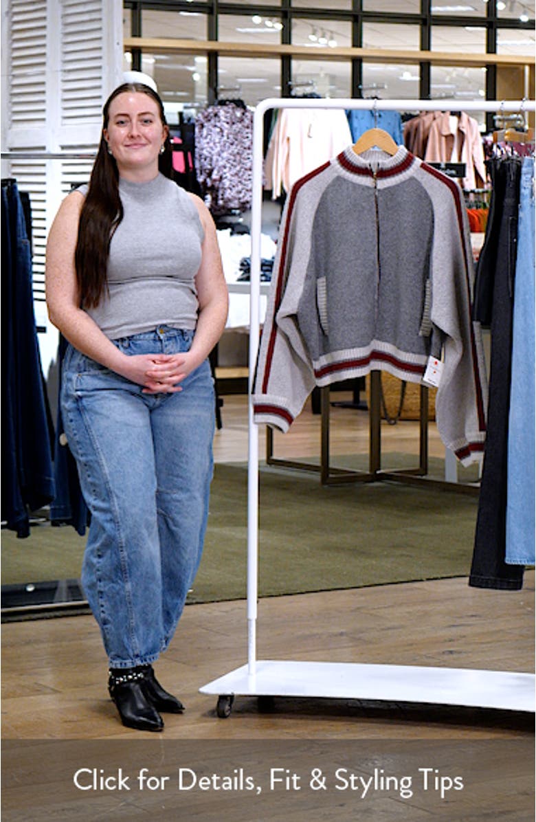 Team 85 Knitted Bomber Jacket, sales video thumbnail