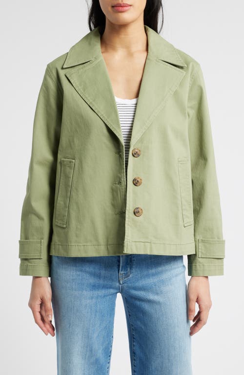 Caslonr Caslon(r) Swing Trench Coat In Olive Acorn