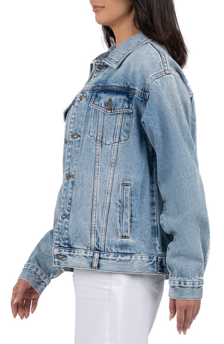 KUT from the Kloth Emmy Relaxed Fit Denim Jacket, Alternate, color,
