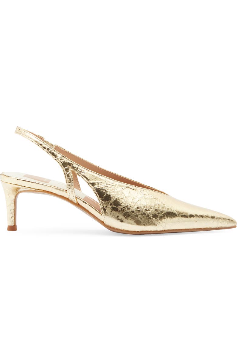 Dolce Vita Kenzie Slingback Pump, Alternate, color, Gold Metallic Stella