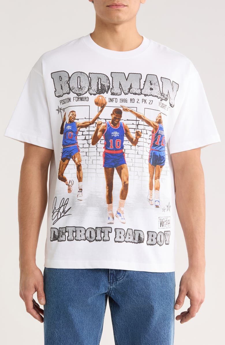 ID Supply Co Rodman Detroit Graphic T-Shirt, Alternate, color, White