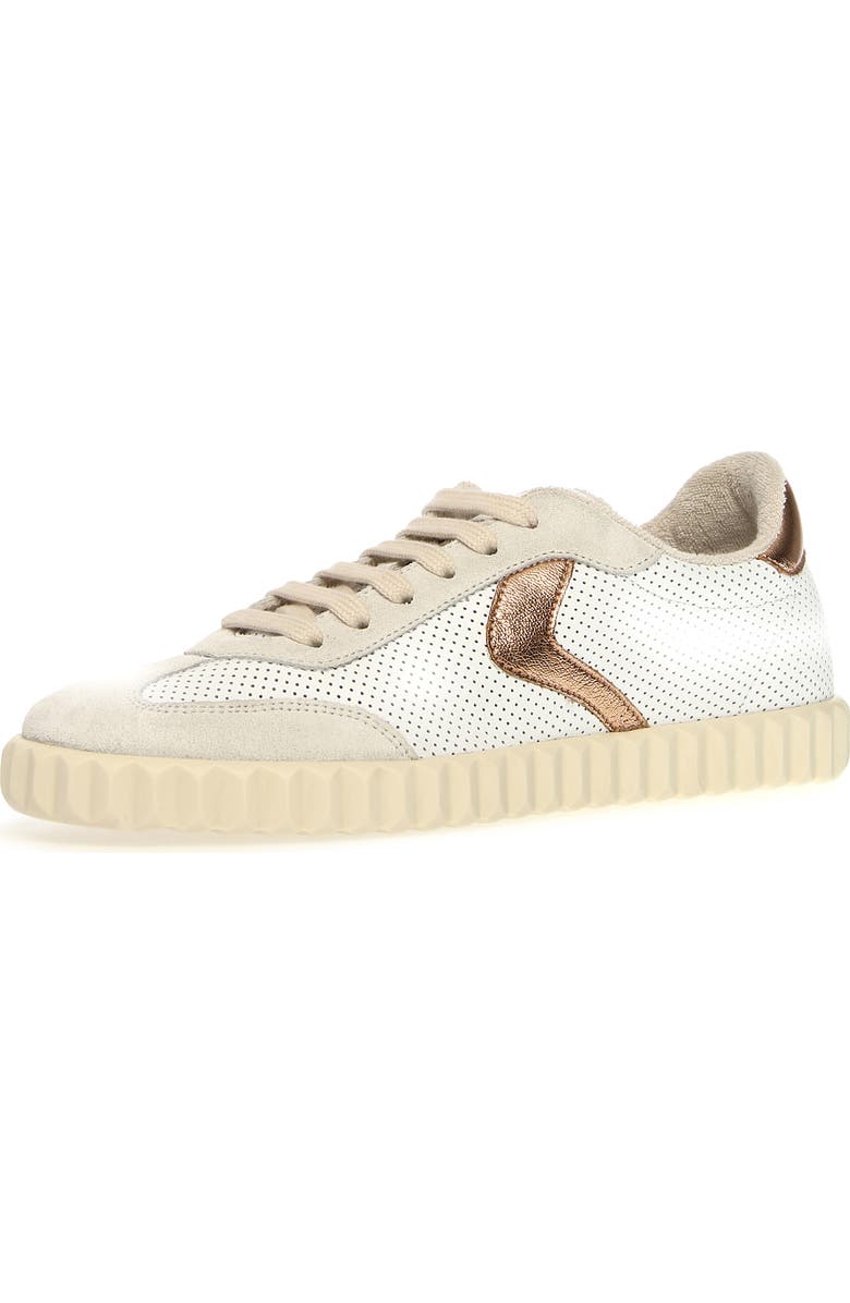 Voile Blanche Ines Perforated Low Top Sneaker, Main, color, White Cipria