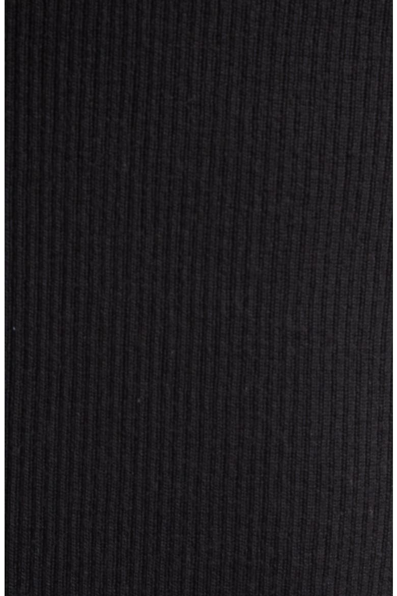 Rib Virgin Wool Blend Skirt, Alternate, color, BLACK