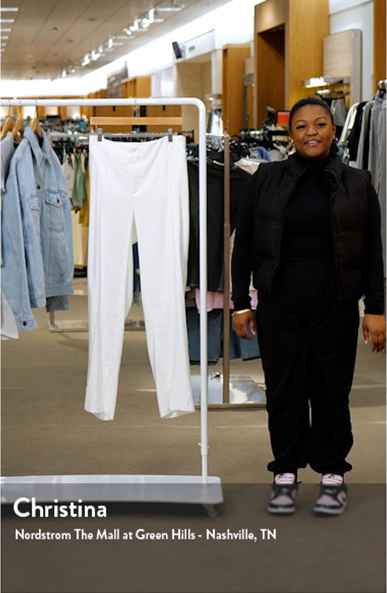 Marilyn Straight Leg Linen Blend Trousers, sales video thumbnail