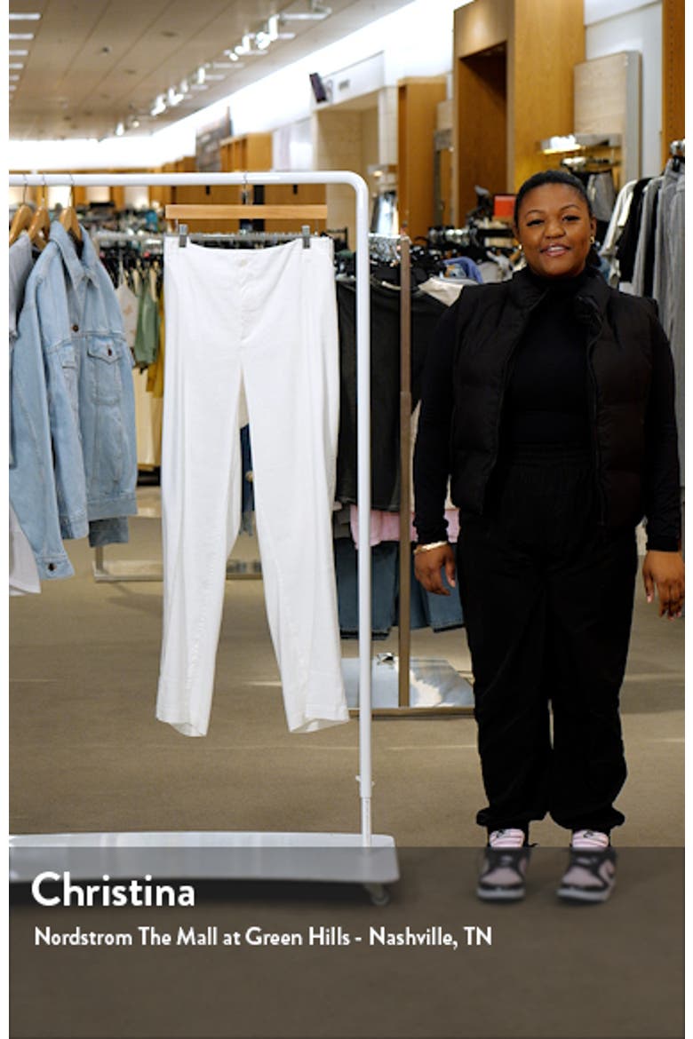 Marilyn Straight Leg Linen Blend Trousers video