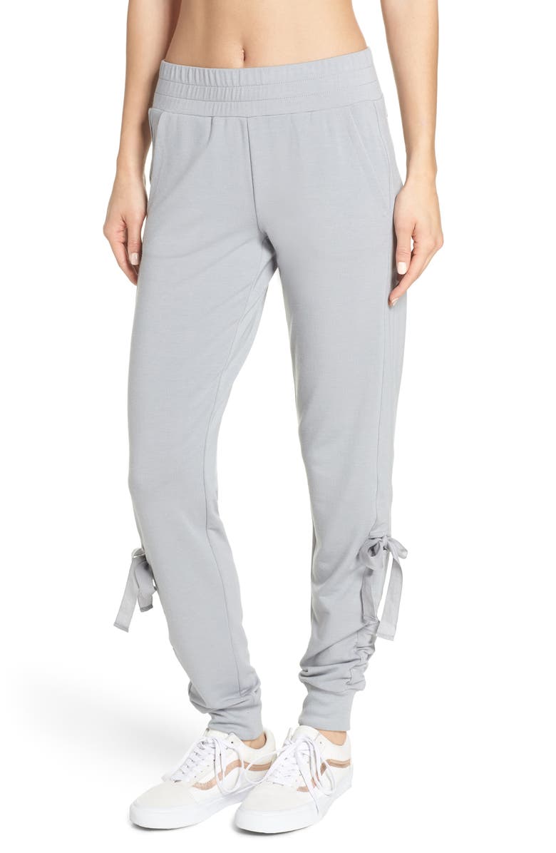 Zella Gathered Jogger Pants, Main, color,