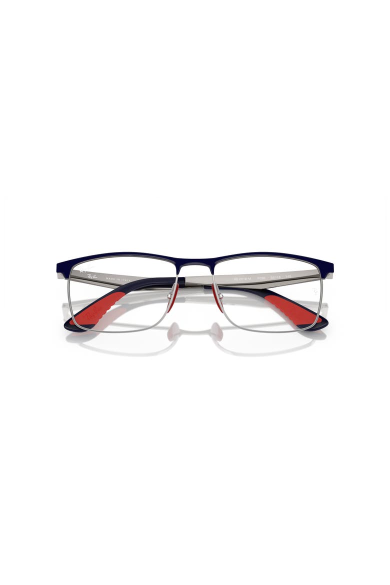 55mm Rectangle optical glasses, Alternate, color, Blue