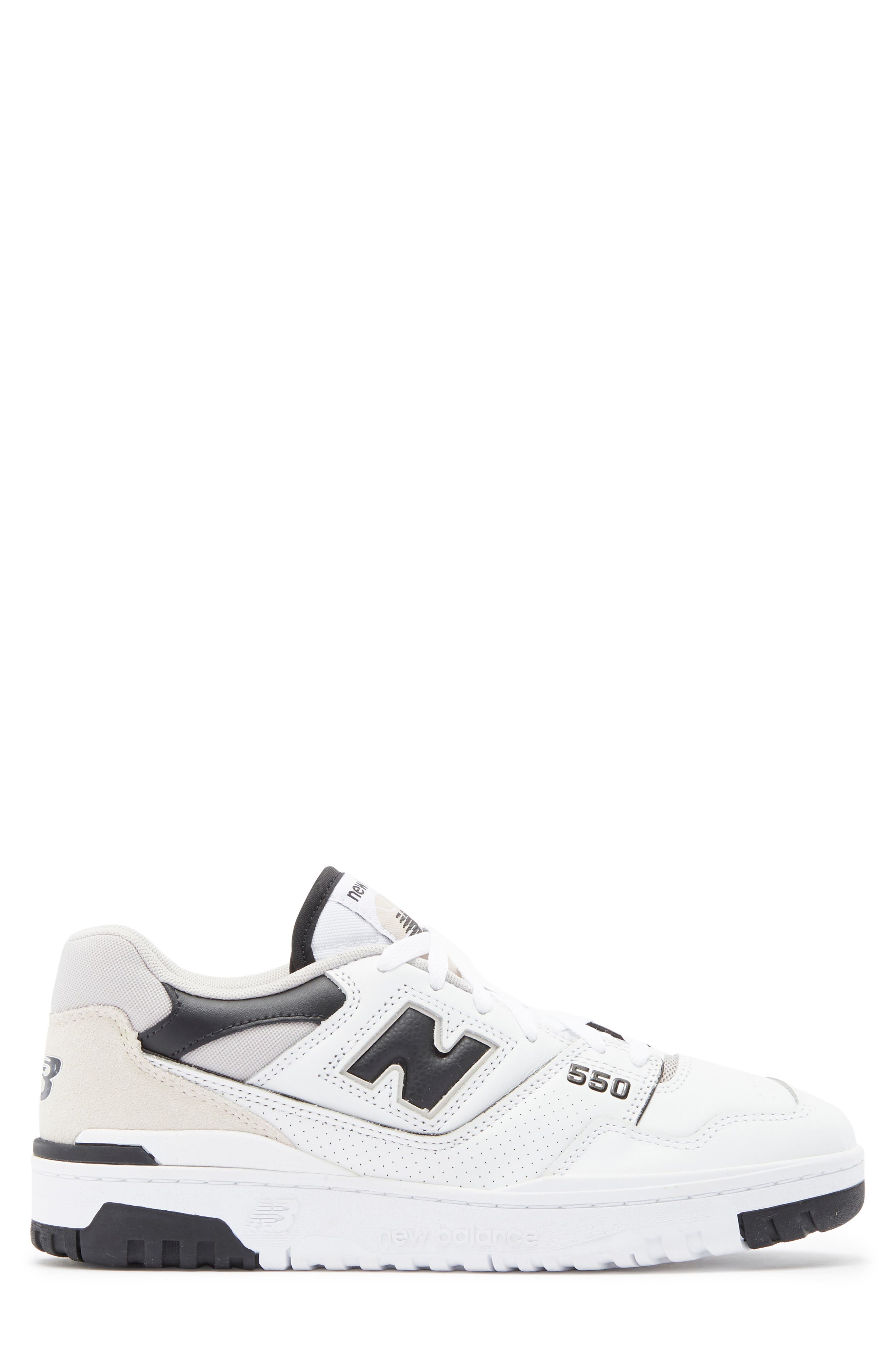 New Balance 550 Basketball Sneaker, Alternate, color, White/ Black
