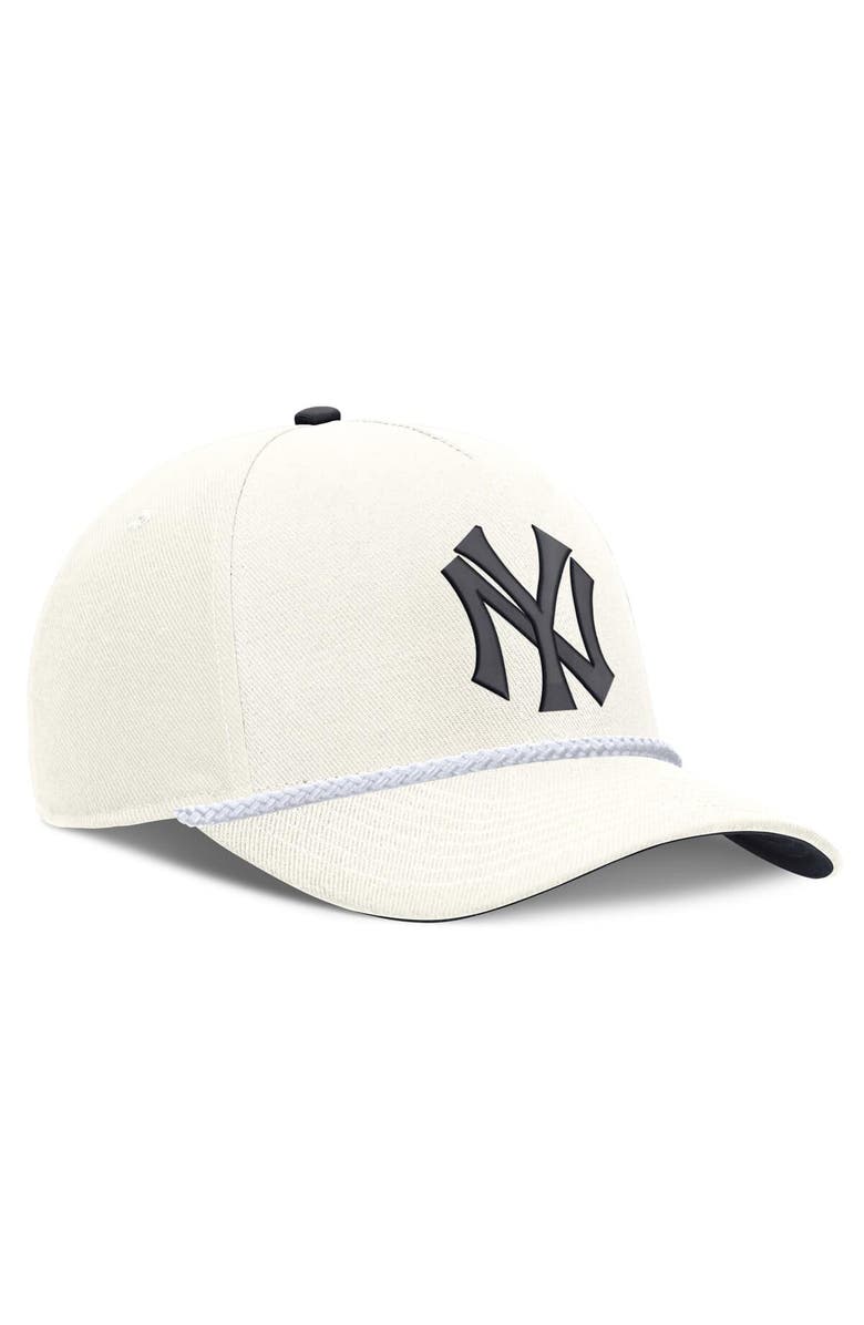 Nike Men's Nike Cream New York Yankees Cooperstown Rise Adjustable Hat, Alternate, color, Cream