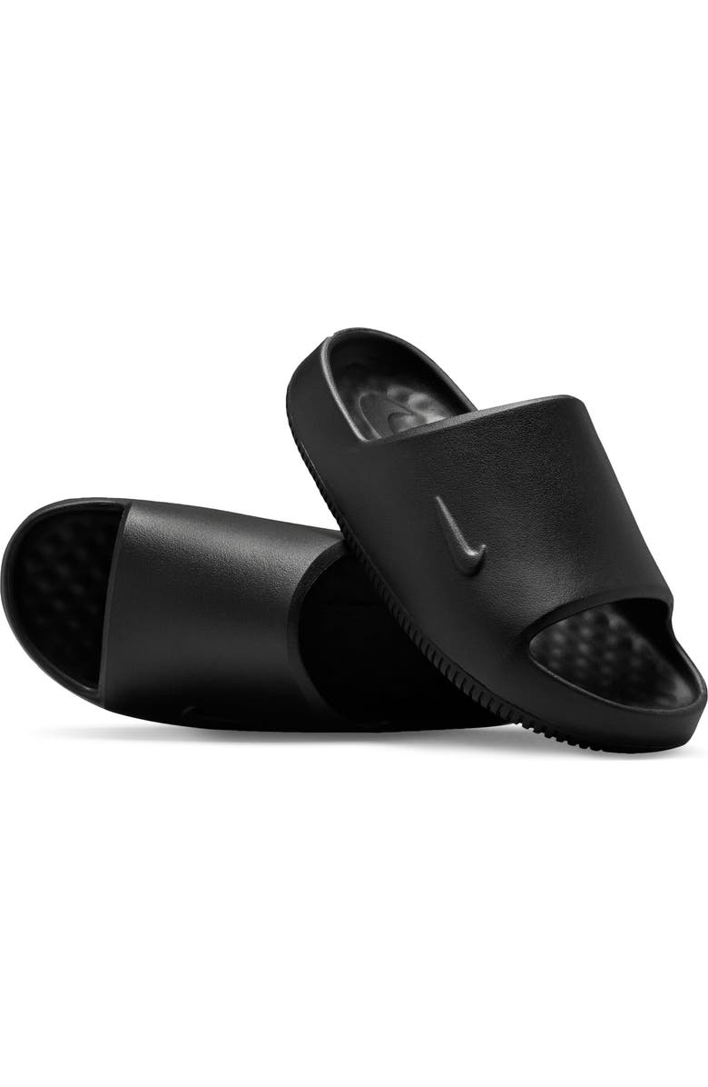 Nike Calm 2.0 Slide, Alternate, color, Black/ Black-Black