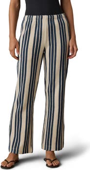 Faherty Baja Stripe Straight Leg Pants