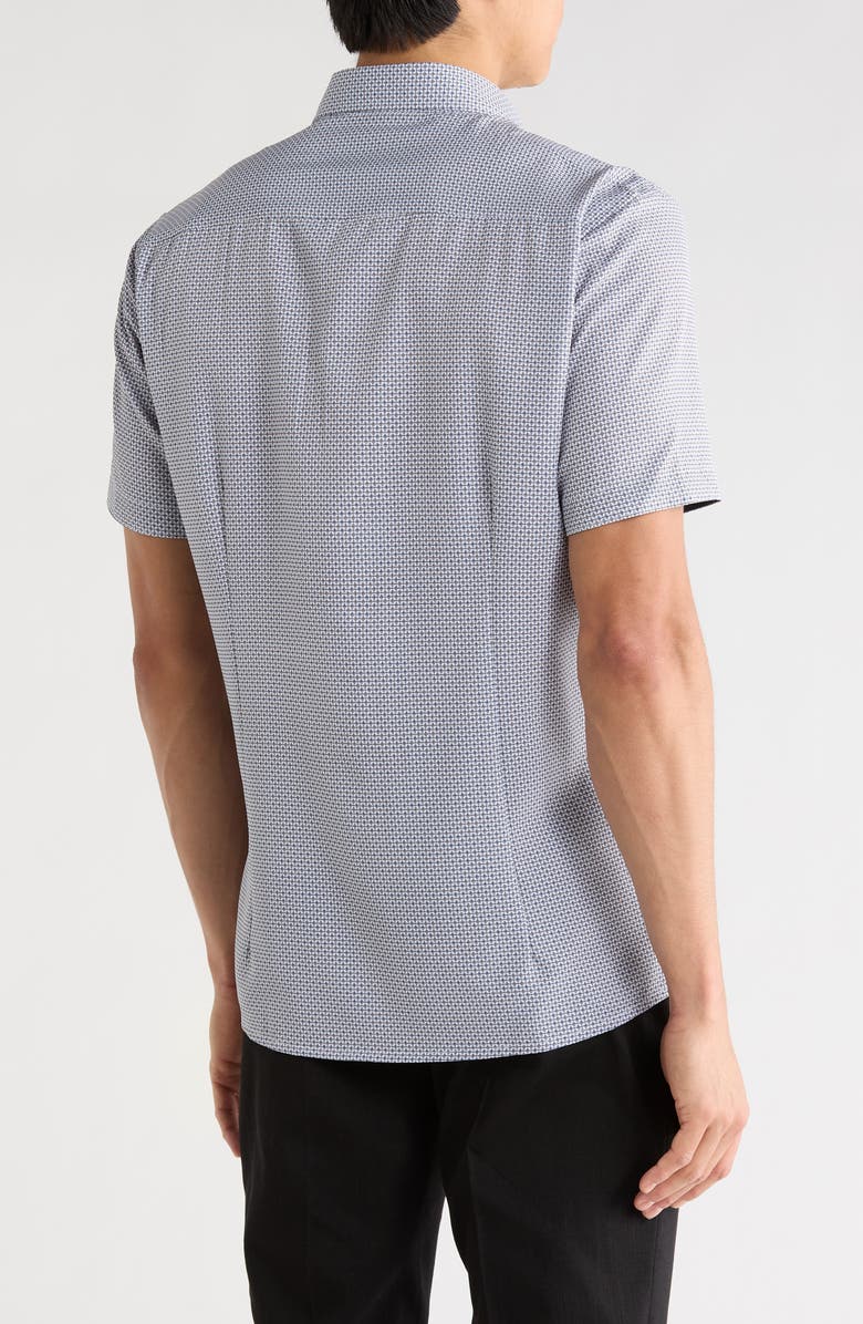 SOUL OF LONDON Short Sleeve Sport Shirt, Alternate, color, White/ Blanc