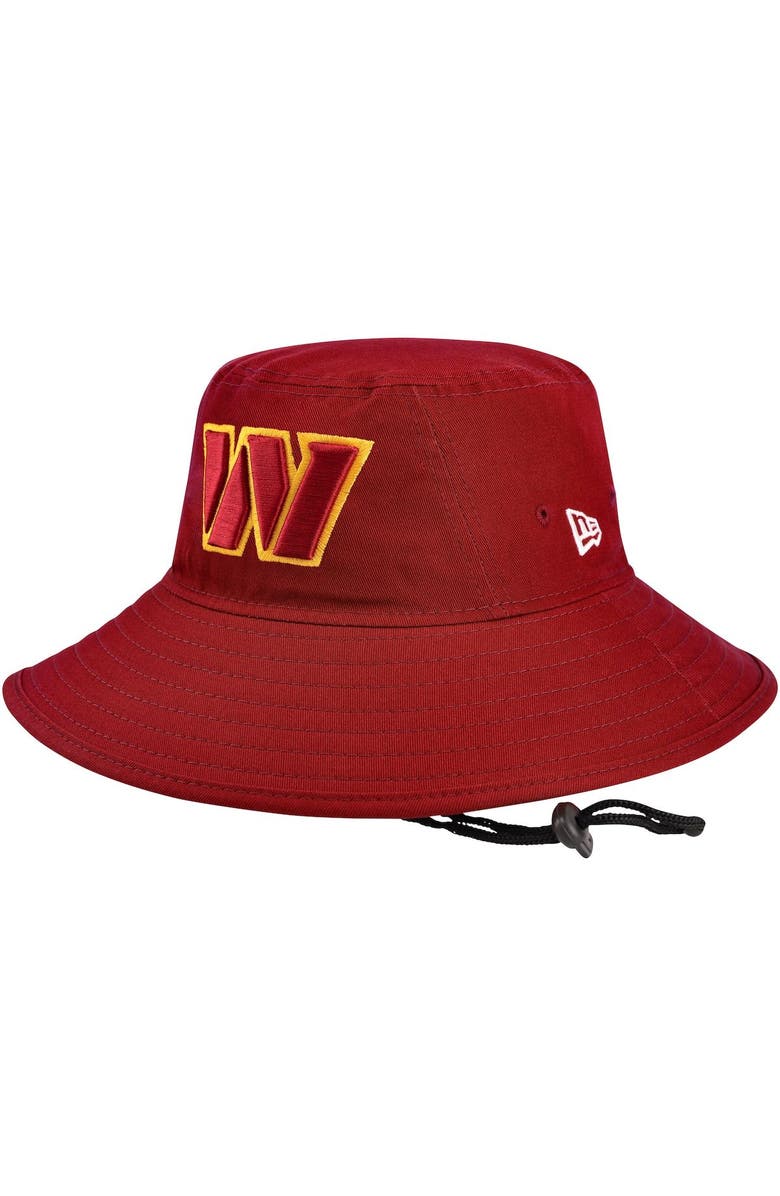 New Era Men's New Era Burgundy Washington Commanders Main Bucket Hat, Main, color,