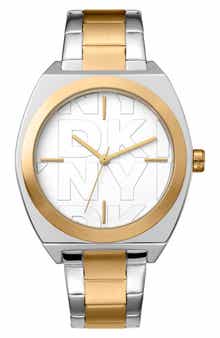 Two Tone Quartz Bracelet Watch, 38mm