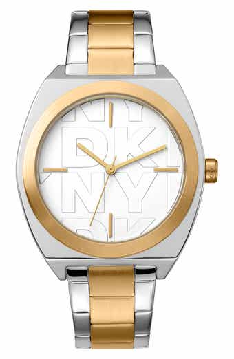 Two Tone Quartz Bracelet Watch, 38mm