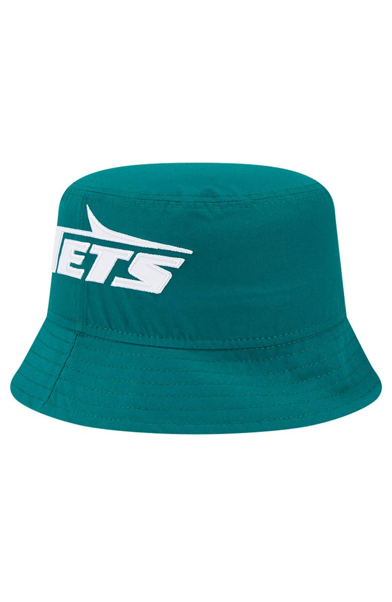 New Era Men's New Era Green New York Jets Helmet Bucket Hat, Alternate, color, Green