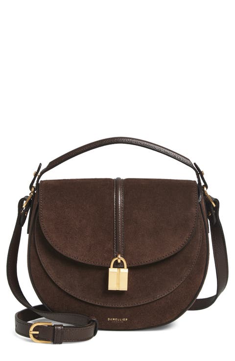 Siena Leather Saddle Crossbody Bag
