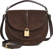 DeMellier Siena Leather Saddle Crossbody Bag