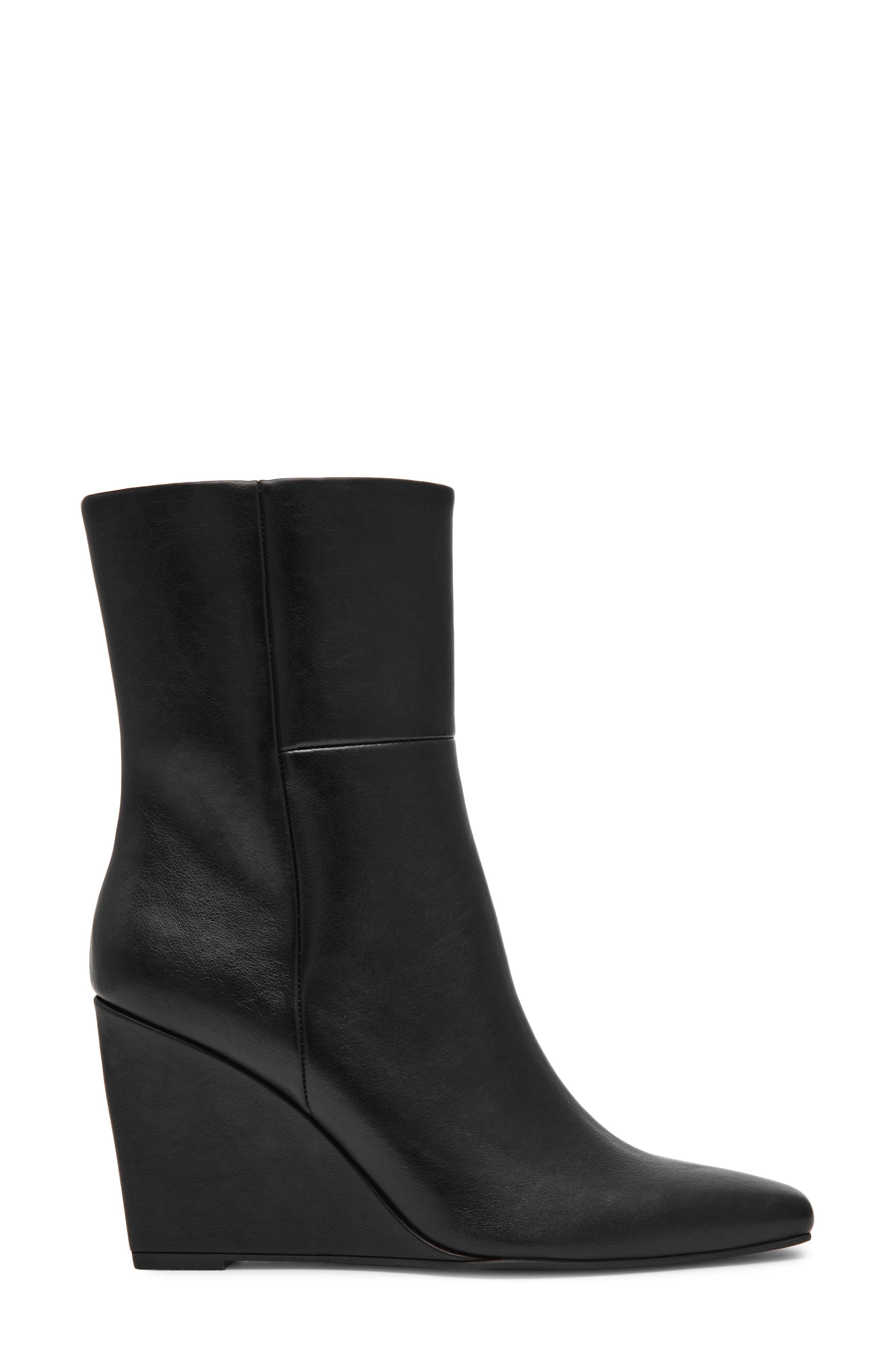 Naylor Wedge Boot, Alternate, color, BLACK SMOOTH