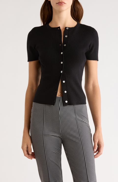 Bonnie Button Front Knit Top