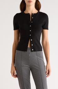 Rails Bonnie Button Front Knit Top
