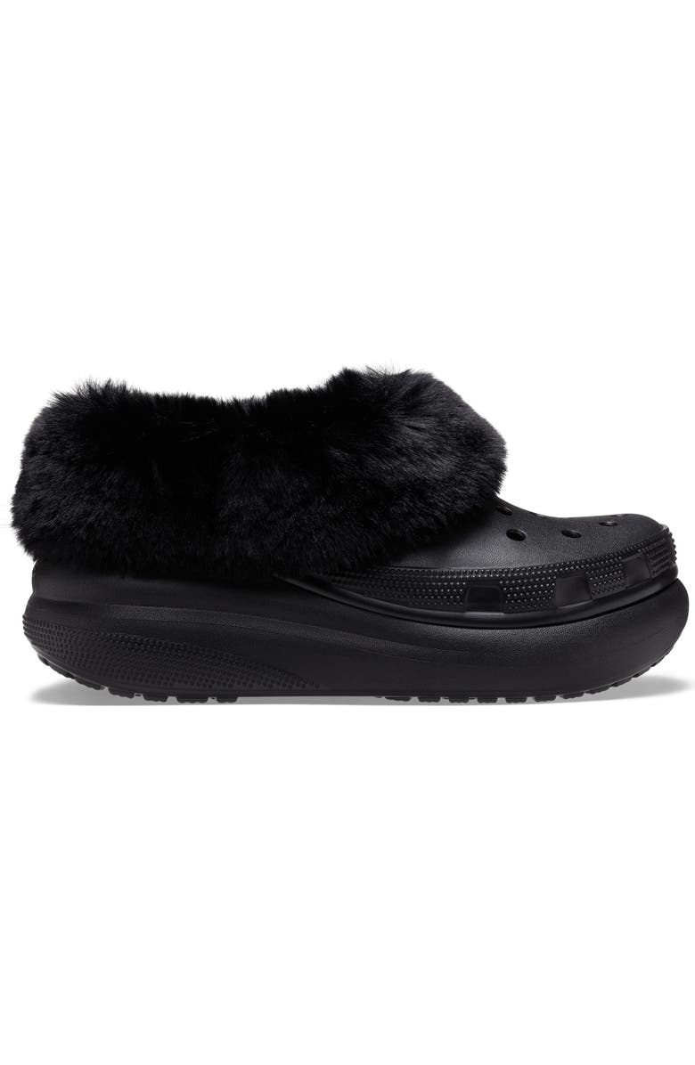 CROCS Classic Furever Crush Faux Shearling Lined Clog, Alternate, color,