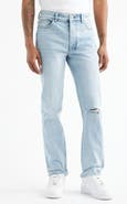 Ksubi Chitch Duke Blue Ripped Slim Tapered Leg Jeans