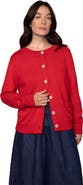 Celtic & Co. Long Sleeve Cotton Crew Neck Cardigan