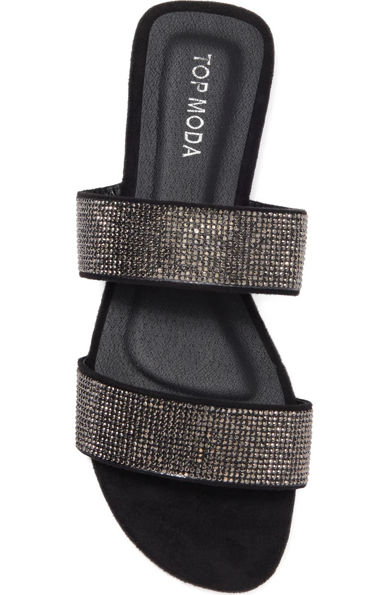 TOP GUY SHOES Embellished Slip-On Sandal, Alternate, color,