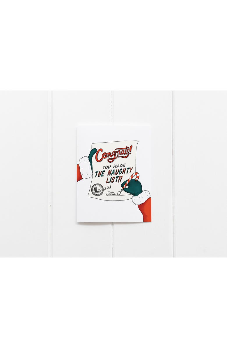 Ramus & Co Holiday Winter Card Pack (3ct) The Naughty List, Alternate, color, Multi-Pack