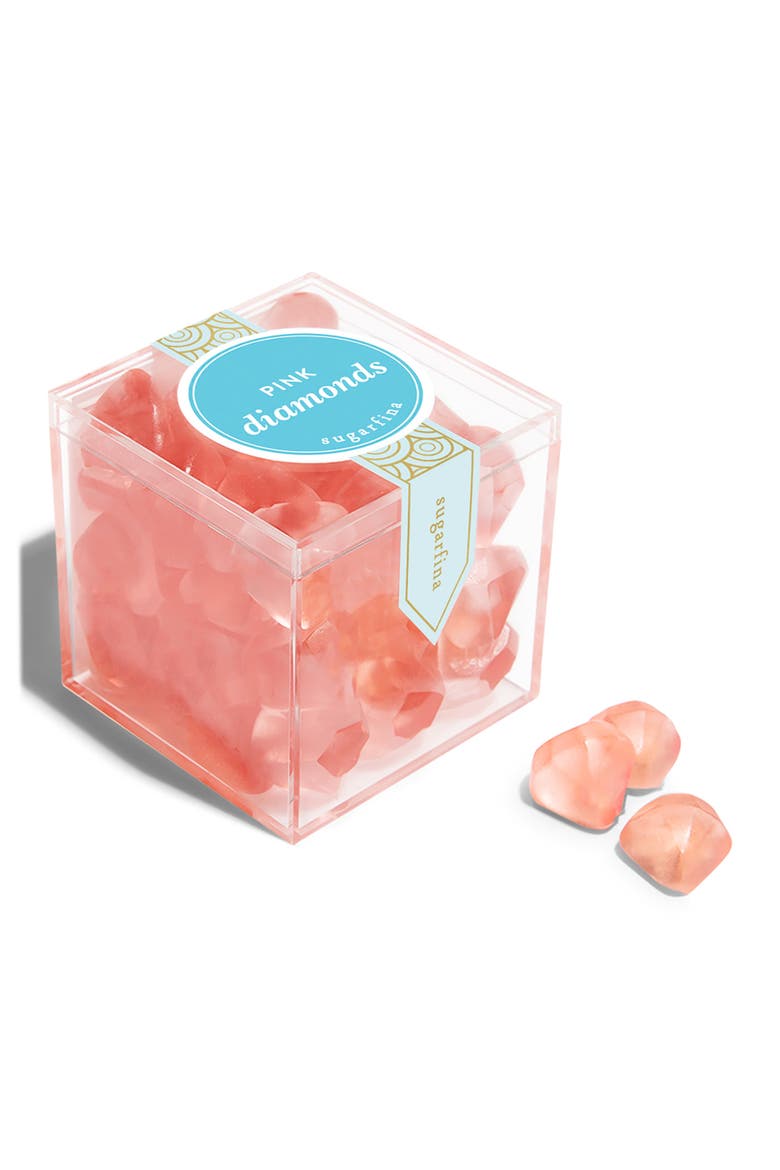 Pink Diamonds Set of 4 Candy Cubes, Alternate, color, NO COLOR