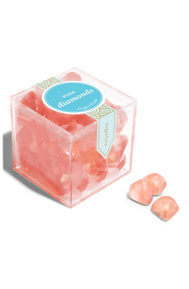 sugarfina Pink Diamonds Set of 4 Candy Cubes, Alternate, color,