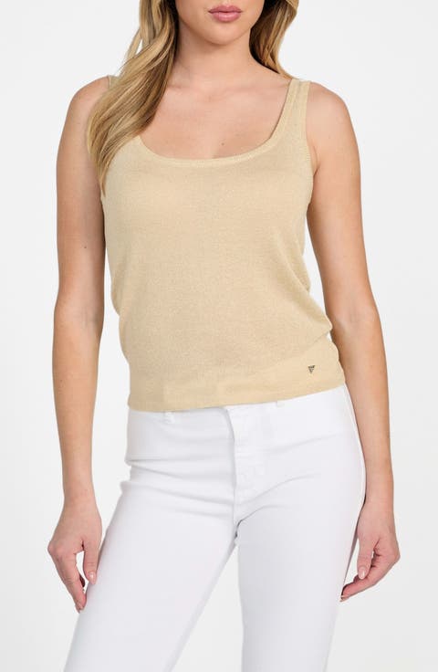 Nellie Metallic Sweater Tank