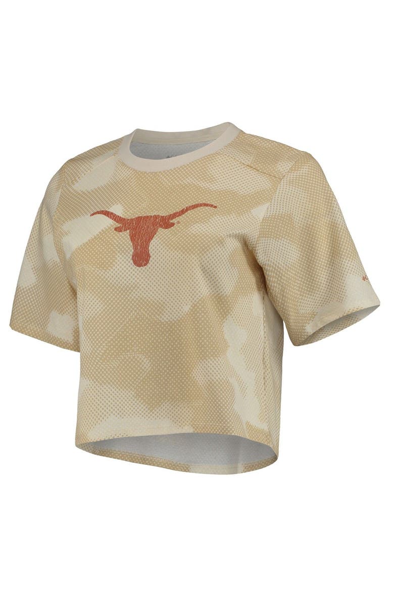 Columbia Women's Columbia White/Tan Texas Longhorns Park Camo Boxy T-Shirt, Alternate, color, 