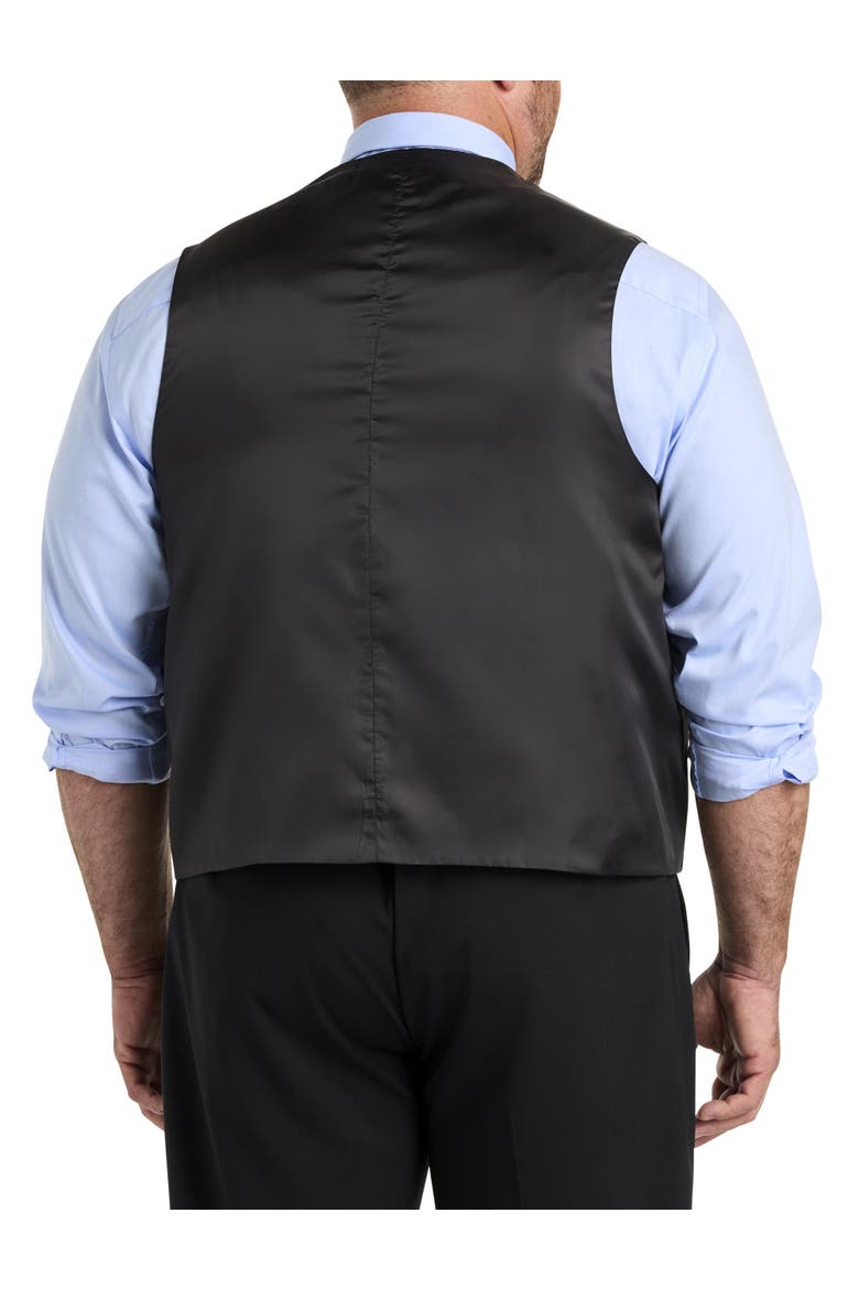 Big & Tall Perfect Fit Vest V2, Alternate, color, BLACK