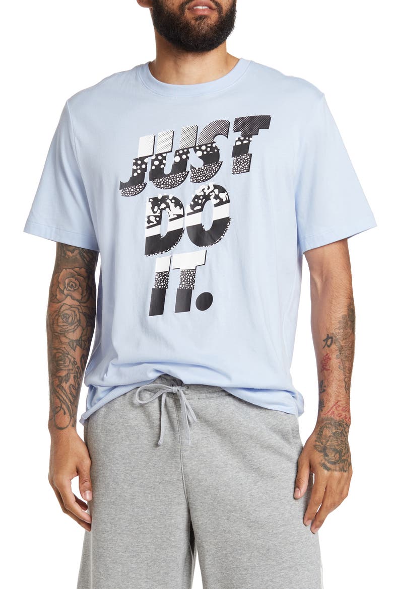 Just Do It Graphic Tee, Main, color, 548 LTMARN/BLACK