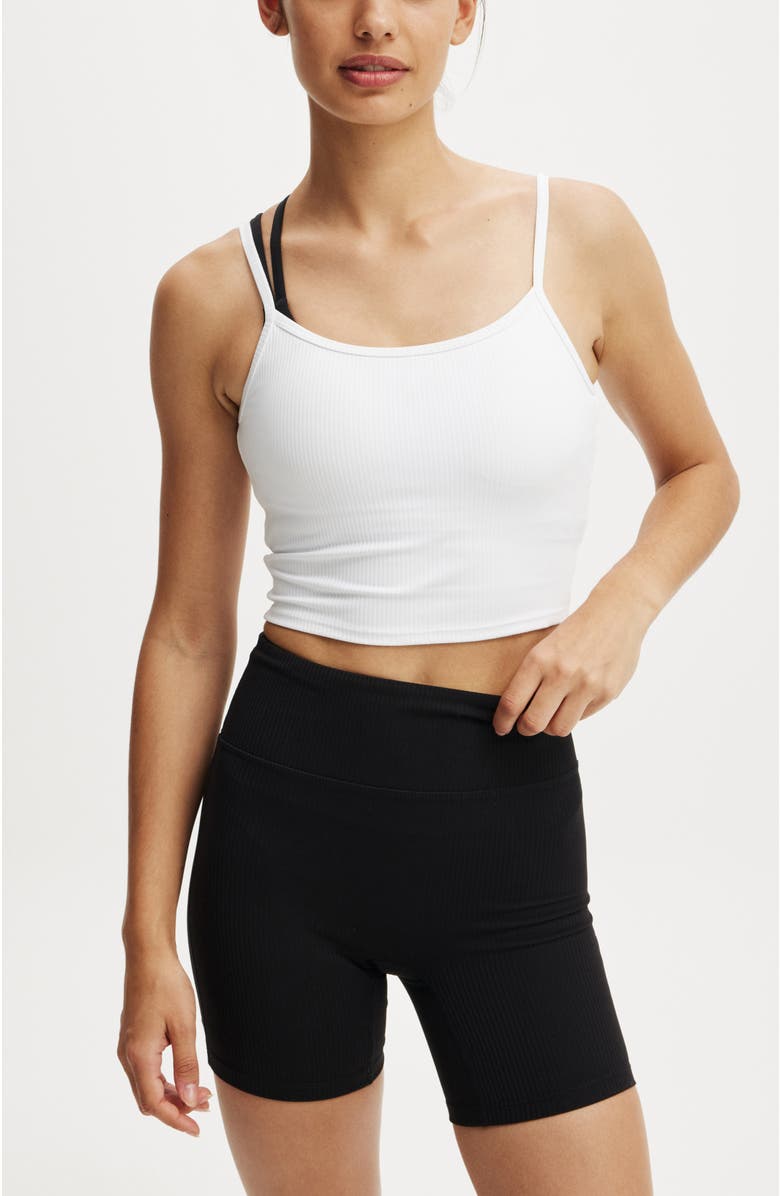 COTTON ON BODY Women's Active Ultra Soft Rib Bike Short, Alternate, color, 