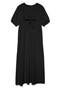 Nethe Tie Front Empire Waist Maxi Dress