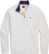 vineyard vines Saltwater Stripe Quarter Zip Pullover