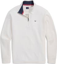 vineyard vines Saltwater Stripe Quarter Zip Pullover