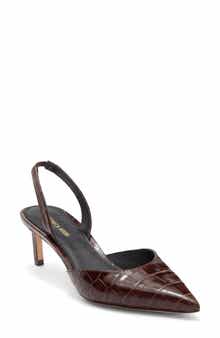 Veronica Beard Caroline Pointed Toe Slingback Pump