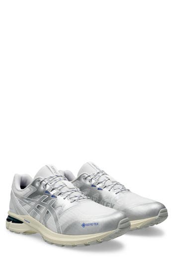 Asics Gtx Mesh Rubber Sole Sneakers In Silver