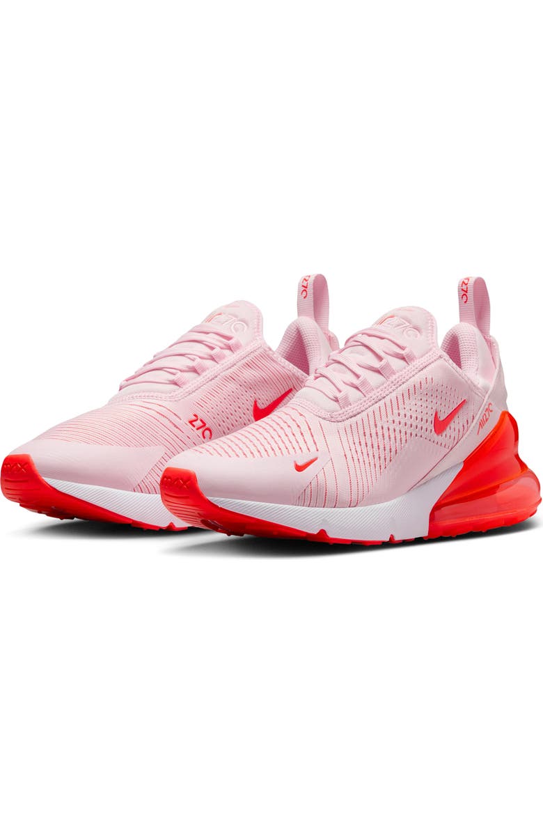 Nike Air Max 270 Sneaker, Main, color, Pink/ Bright Crimson/ White