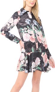 Ted Baker Gloria Floral Button-Up Shirt Dress