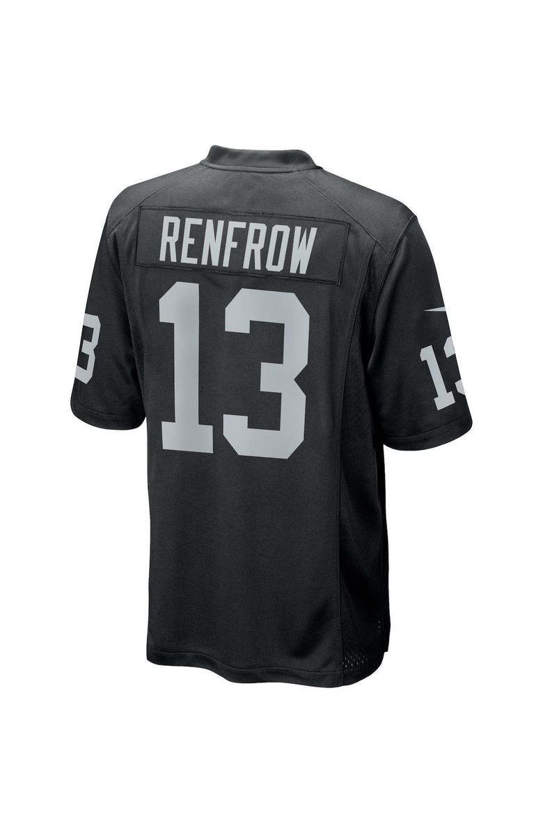 Nike Men's Nike Hunter Renfrow Black Las Vegas Raiders Game Player Jersey, Alternate, color, 