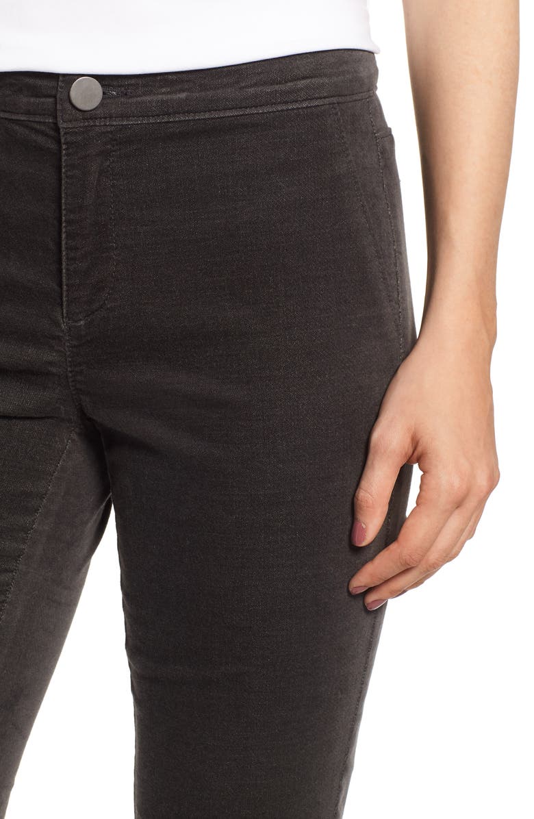 NIC+ZOE Stretch Velvet Skinny Pants, Alternate, color,