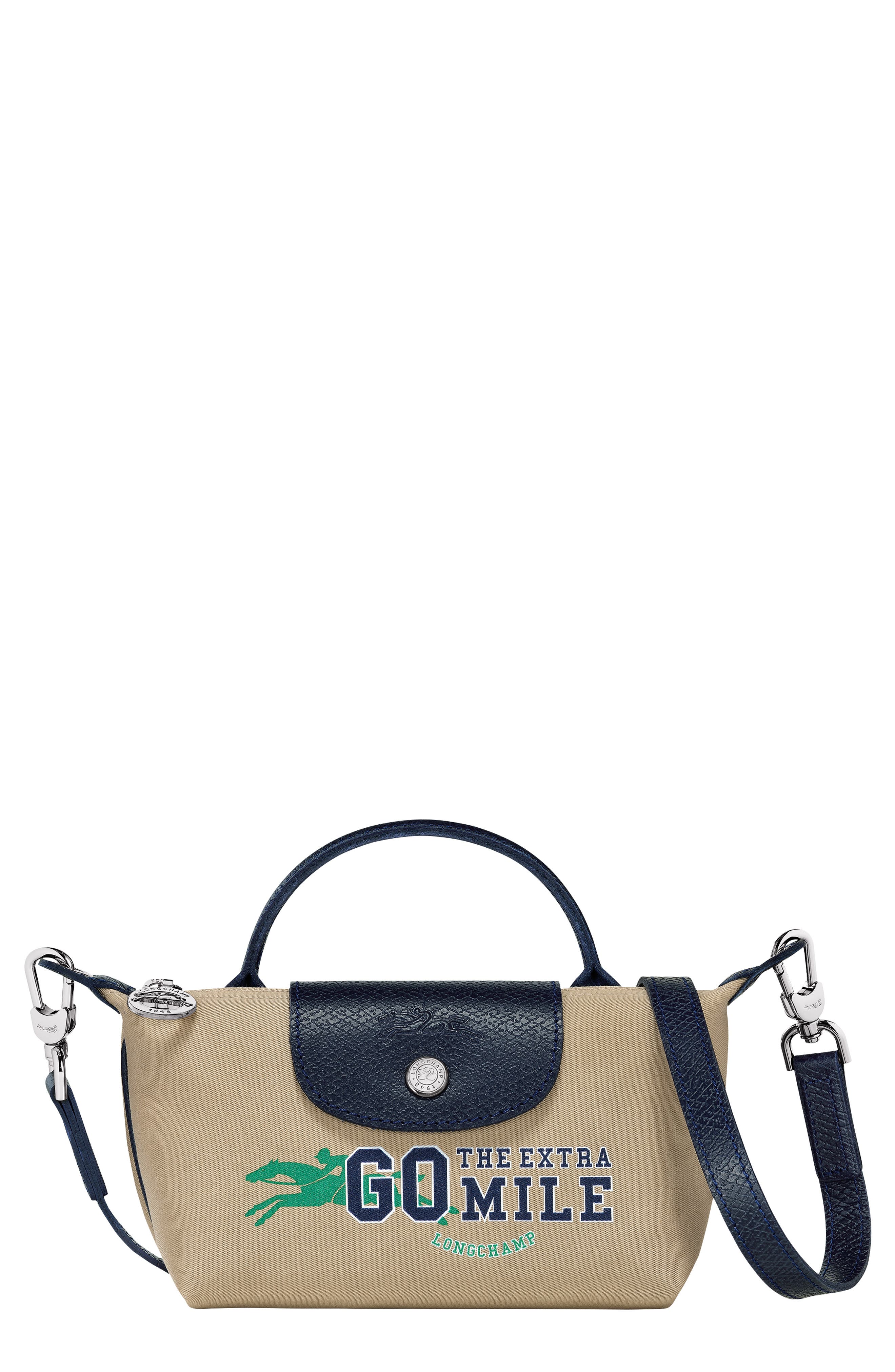 Longchamp Extra Small Le Pliage Team Cotton Gabardine Clutch, Main, color, 