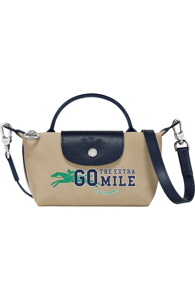 Longchamp Extra Small Le Pliage Team Cotton Gabardine Clutch, Main, color,