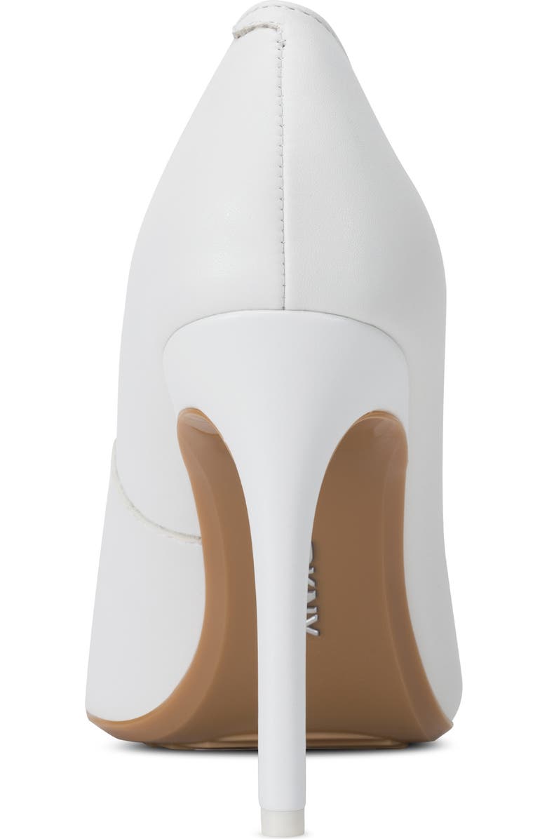DKNY Mickel Pointed Toe Pump, Alternate, color, White