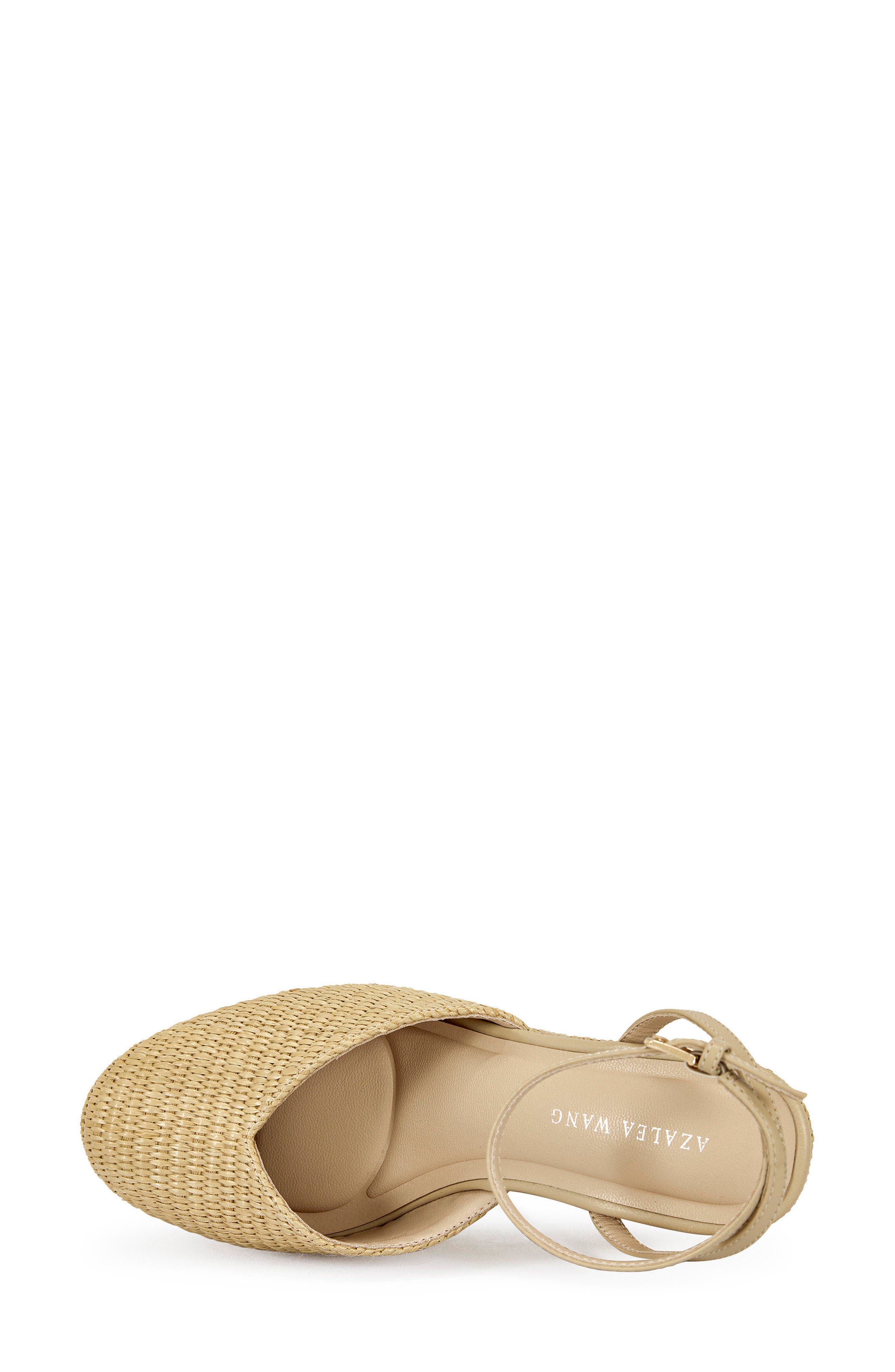 AZALEA WANG Cova Platform Wedge Sandal, Alternate, color, 